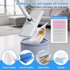 Snap Grip Mini Mop with 6 Washable Pads, Dust Mop