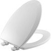 Bemis 1500EC 000 Toilet Seat, 6-Pack Elongated, White