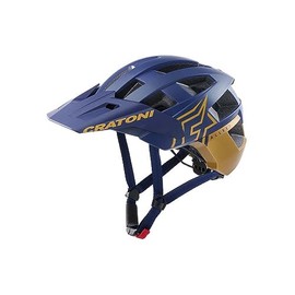 Winora Unisex - Adult Allset Pro Helmets, Blue/Gold Matt, M