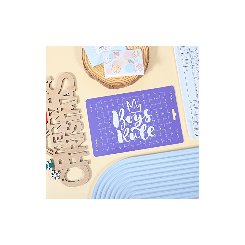 REALIKE Cutting Mat for Cricut Joy 4.5â X12â (StandardGrip, LightGrip,