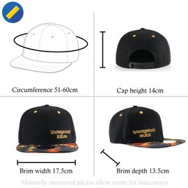 Underground Kulture Tropical Series Snapback Baseball Cap Florida Sunset