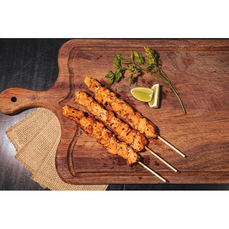 DON PALILLO 100pcs Bamboo Skewers 250x3mm BBQ Dessert Craft DIY