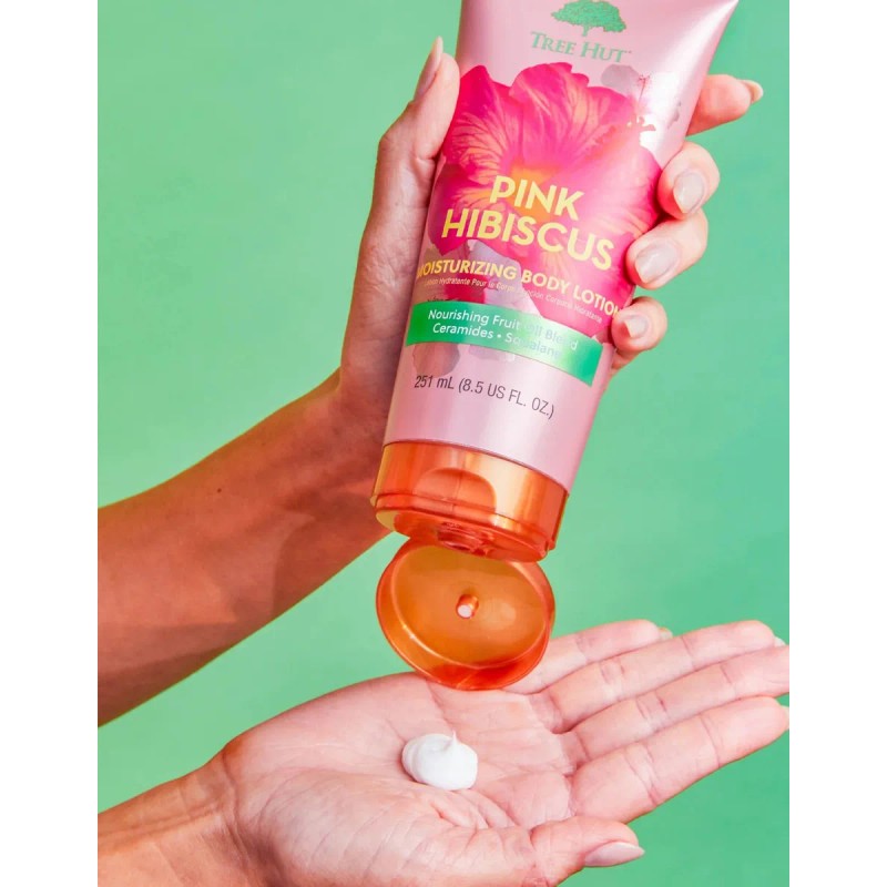 Tree Hut Loción Corporal Hidratante Hibisco Rosa Notas Florales Frambuesa