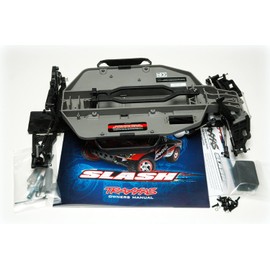 Gray Chassis Bundle for Traxxas Slash 2WD, Convert a Stampede, Rustler or Bandit to a Short Course SCT Truck, Custom Build a Drag Car, Dirt Oval Racer, Sand Buggy, or Monster Truck 5822