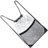 Bolsa de Playa Transparente Plegable de PVC Cordón 34x45 CM
