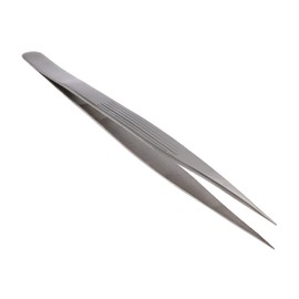 The Beadsmith Diamond Tweezers – 6.5 inches Long – Fine Point Tip – Made of Stainless Steel - Precision Tool for Handling Stones, General Crafting and Jewelry Making