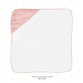 Spasilk Paquete de 2 Toallas de Rizo Suave con Capucha Estampada de Muselina