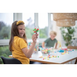 PlayMais Basic Craft Set for Children Aged 3 Years and Over, Colourful Crafts, Natural Toy, Promotes Creativity and Motor Skills, Gift for Girls and Boys, Made in Germany