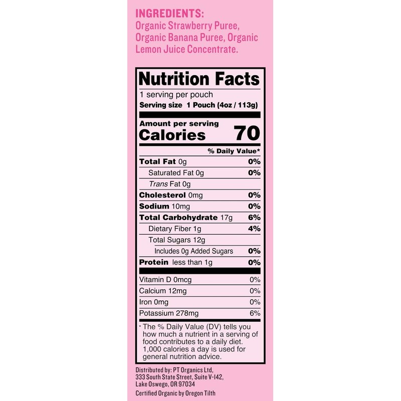 Peter Rabbit Organics Strawberry and Banana Snacks, 4-Ounce (Pack of