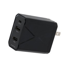 Greenhouse GH-ACU3PA-BK Multi-Dock Charger, USB Connection, Video Output, Compatible with NintendoSwitch, 4K, PD, 60W, International Use, Black