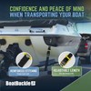 BoatBuckle's Pro Series Kwik-Lok Boat Tie Down Straps to Trailer