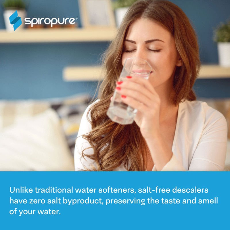 SpiroPure 20x2.5 Hard Water Filter, Descaler & Anti-Scale Filter for