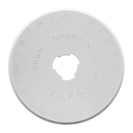 Olfa Rotary Blade Refills, 45 mm 5/Pkg