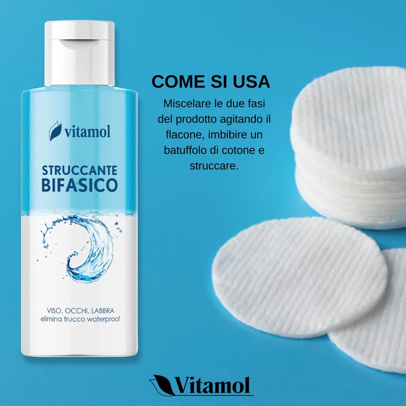 Vitamol Face/Eye Makeup Remover - 125ml