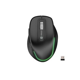 JOMAA Wireless + Bluetooth AI Mouse Smart Voice Mouse Support Stroke Translation Voice Input Conversion to Improve Work Efficiency, Applicable to Win, Mac (Black)