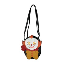Cute 'N Creepy Clown Vinyl Shoulder Bag Crossbody Novelty Purse Fashion Bag