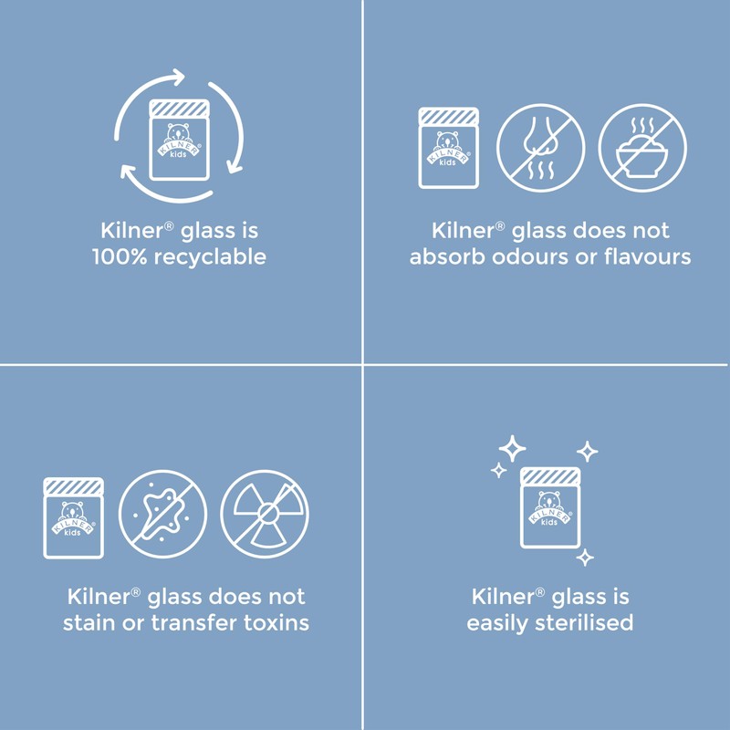 Kilner Kids Set of 6 190 ML Glass Jars