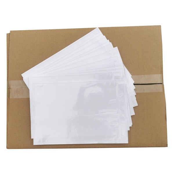 1000 PCS 6"x 9" Clear Self-Adhesive Packing List Envelopes Plastic