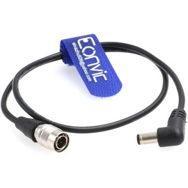 Eonvic 2.5mm DC Power to Hirose 4 Pin Cable For Sound Devices 633/644/688 Zaxcomn ZOOM F4/F8 Recorder