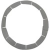 UAREBST Silicone Pie Crust Shields, Adjustable Baking Pie Crust Shield