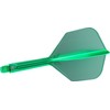 Target Darts K-Flex Integrated Dart Flight and Shaft, No.6, Green,