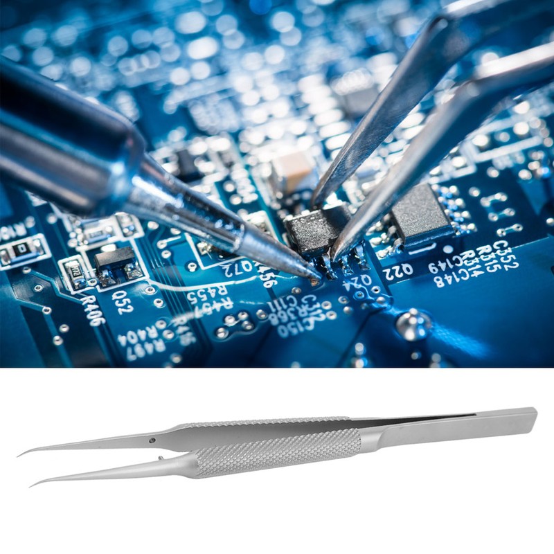 Maintenance Tweezer 0.15mm Precision Sharp Pointed Tip for Microscope Fingerprint