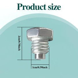 HEVLE 3PCS 3 Ton 4 Ton Horizontal Floor Jack Pressure Rod Fixed Screw, Floor Jack Handle Bolt, Floor Jack Handle Screws, Horizontal Car Floor Jack Tiny Spare Parts Universal for Most Cars, Silver