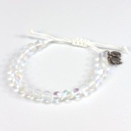 KoaKoa Moonlight Bead Sea Turtle Tracking Bracelet, helps save sea turtles, fully adjustable Men and Women (Luna)