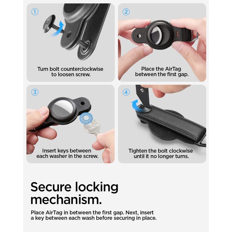 Spigen Valentinus Pro Key Organizer Designed for AirTag Case, Holder,