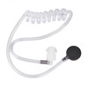 Throat Mic Headset,Air Acoustic Tube Earpiece Heavy Duty Universal,Military Grade