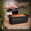 KUHA Cast Iron Bread Loaf Pan with Lid + Heat