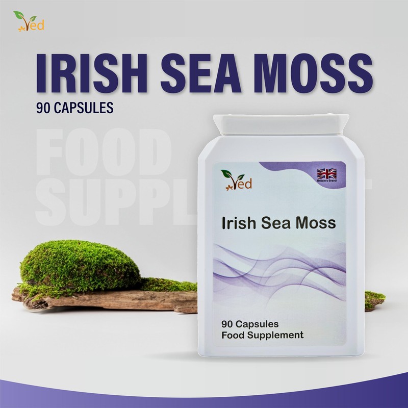 VED Organic Irish Sea Moss (Chrondrus crispus) 1200 mg 90