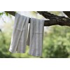 BLESS LINEN Jacquard Striped Pure Linen Hand Kitchen Towel, 16