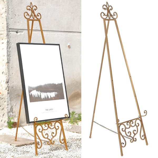 18.25"L x 25.5"W x 55"H Metal Scroll Extra Large Free