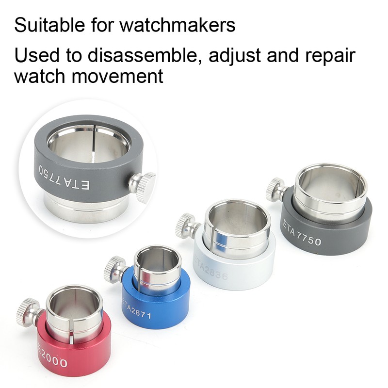 4pcs/set Metal Watch Movement Holder for ETA7750 ETA2836 E2000 ETA2671