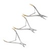3pcs Residual Root Forceps Set Stainless Steel Dental Root Fragments