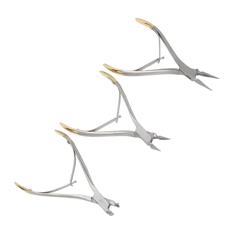 3pcs Residual Root Forceps Set Stainless Steel Dental Root Fragments
