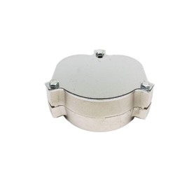 Dental aluminum flask for laboratory spring press compress and denture prepare