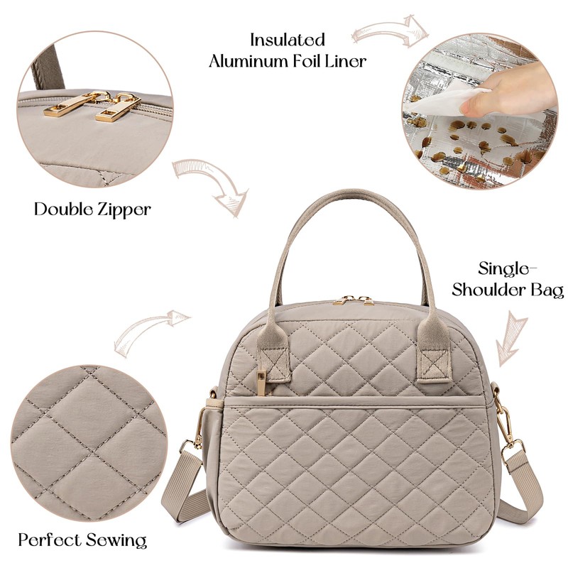CAMTOP Lunch Box for Women Men Insulated Lunch Bag Lunch