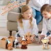 Motionchic 20 Pcs Safari Mini Jungle Animal Plush Toys Stuffed