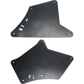 For Toyota FJ Cruiser Splash Guard/Fender Liner 2007-2014 Driver and Passenger Side Pair/Set | Front | Front Apron Seal | TO1250129 + TO1251129 | 5373635150 + 5373535150