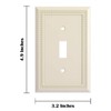Henne Bery Sunken Pearls Heavy Duty Decorative Wall Plate Switch