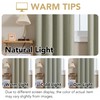 H.VERSAILTEX Linen Curtains 100% Blackout Curtains for Bedroom 84 inch