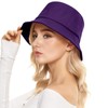 Unisex Athletic Bucket Hat Solid Colors Sun Hat with UV