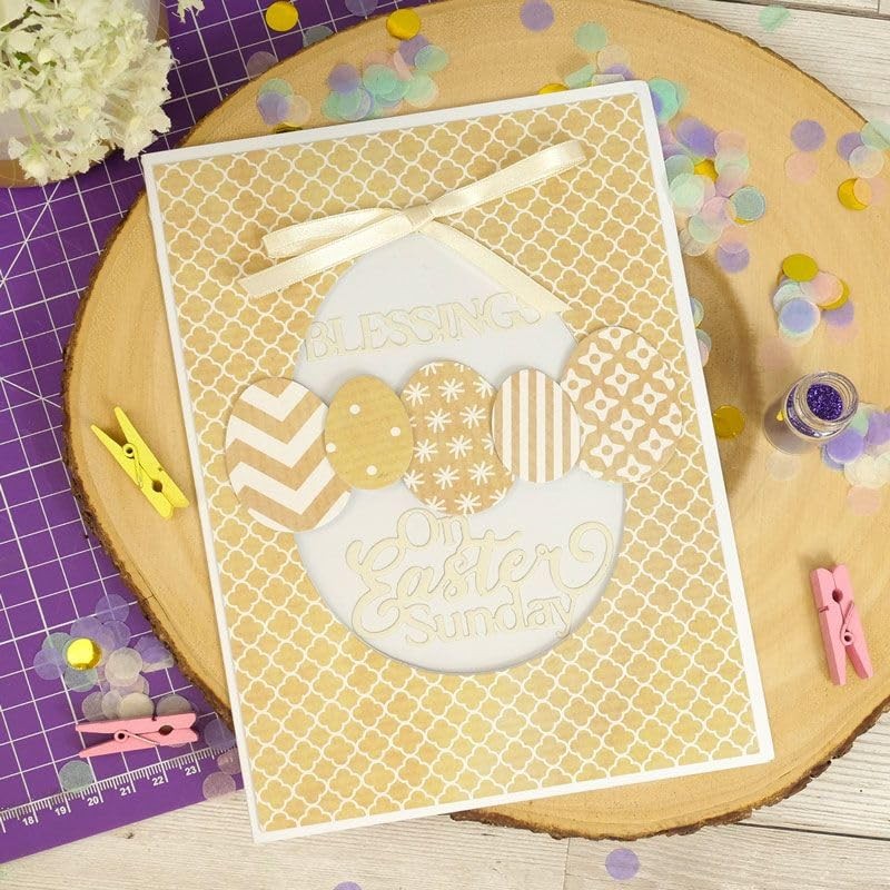 Hunkydory Moonstone - Straight Edged Nesting Eggs - Easter Craft