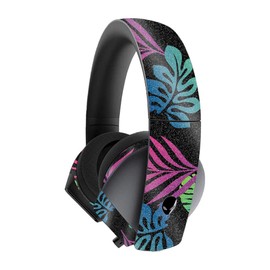 MightySkins Glossy Glitter Skin for Alienware 7.1 Gaming Headset - Neon Tropics | Protective, Durable High-Gloss Glitter Finish | Easy to Apply, Remove, and Change Styles | Made in The USA