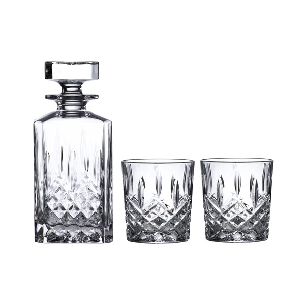 Marquis By Waterford Markham Square Decanter & Double Old Fashion