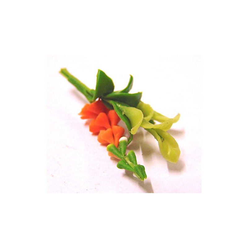 Tumdee Miniatures Dolls House Miniature Single Red Foxglove Flower Miniature