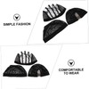 PACKOVE 3pcs Shaped Hair Care Net Elastic Mesh Wig Cap