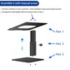 BESIGN LSX6N Laptop Stand, Ergonomic Adjustable Notebook Riser Holder, Computer